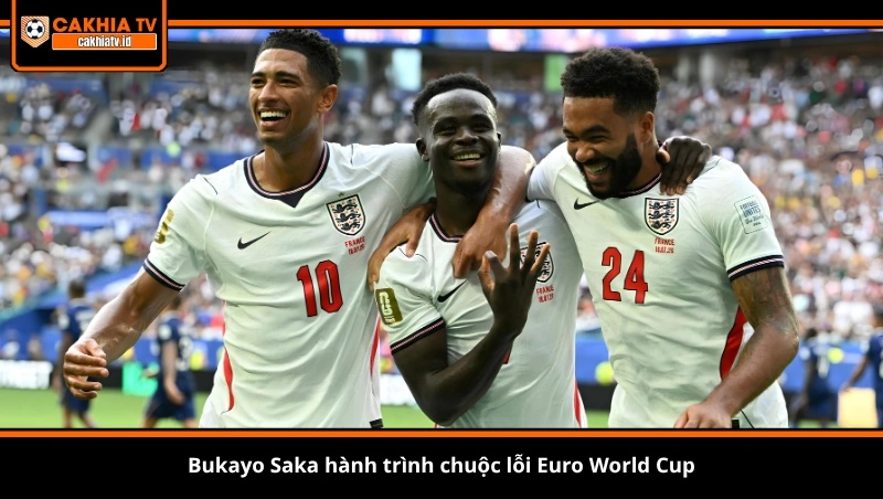 Bukayo Saka hành trình chuộc lỗi Euro World Cup