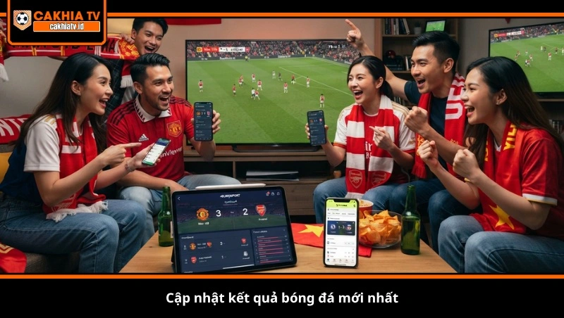 cập nhật kết quả bóng đá mới nhất