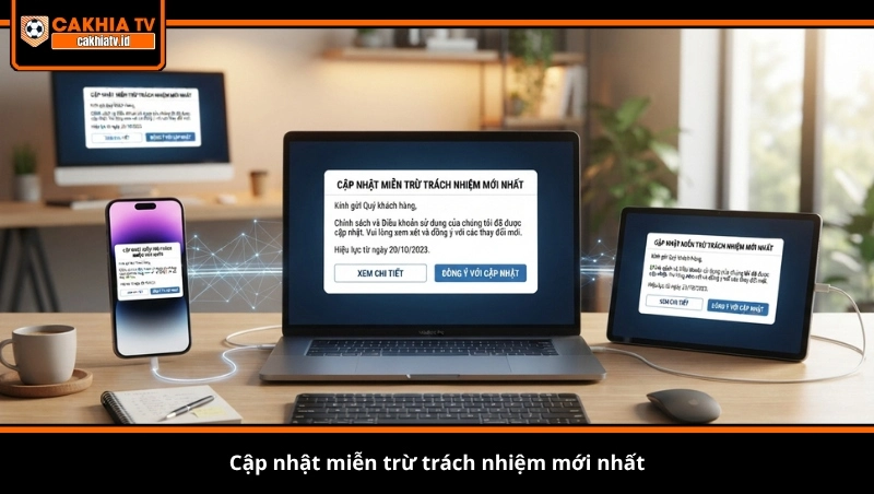 cập nhật miễn trừ trách nhiệm mới nhất