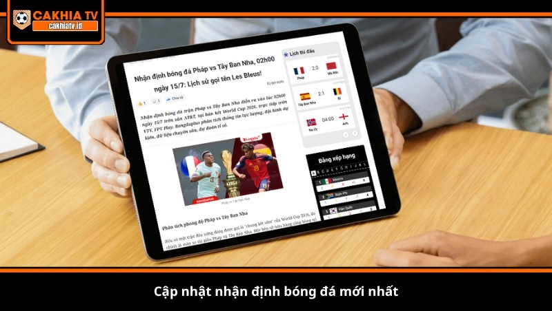 cập nhật nhận định bóng đá mới nhất