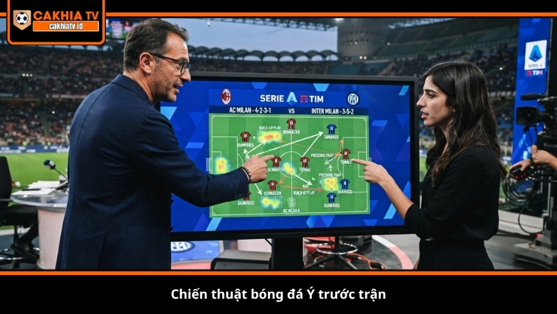 Chiến thuật bóng đá Ý trước trận