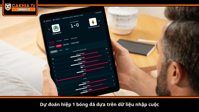 dự đoán hiệp 1 bóng đá dựa trên dữ liệu nhập cuộc