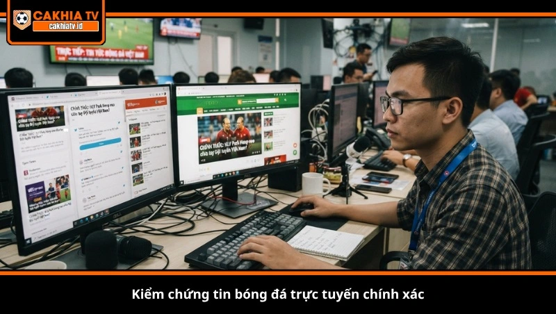 Kiểm chứng tin bóng đá trực tuyến chính xác