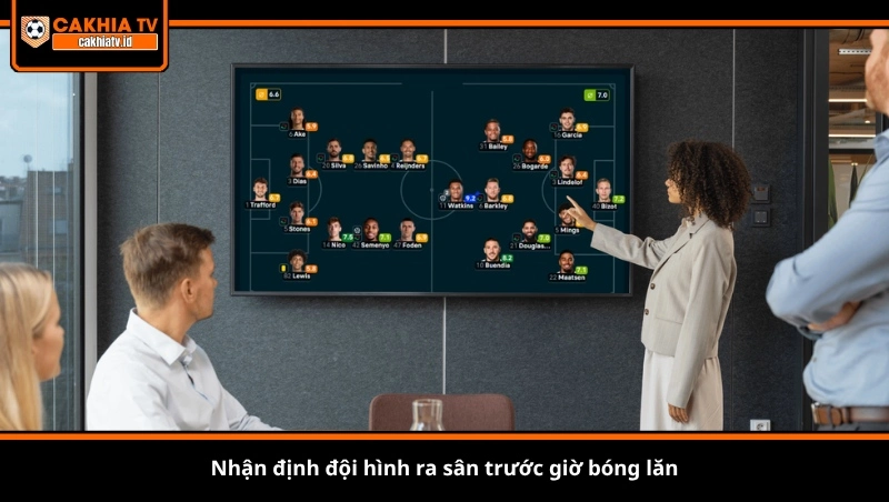 nhận định đội hình ra sân trước giờ bóng lăn