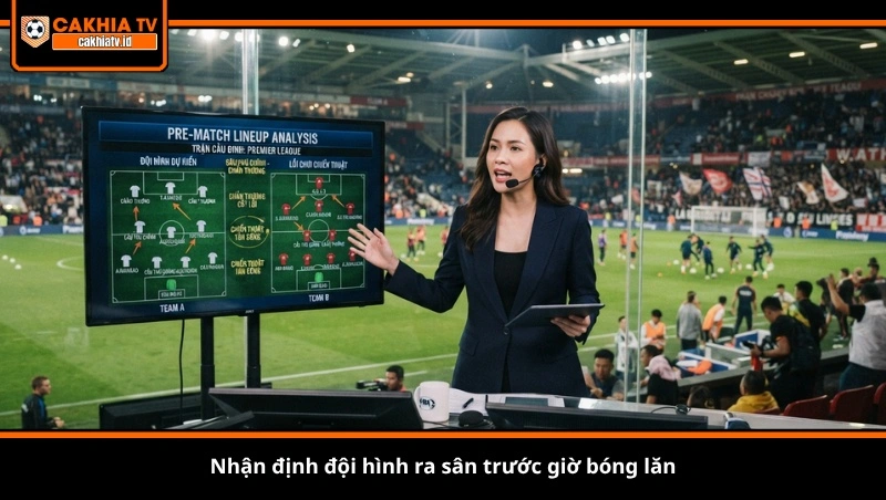 nhận định đội hình ra sân trước giờ bóng lăn