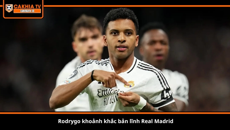 Rodrygo khoảnh khắc bản lĩnh Real Madrid