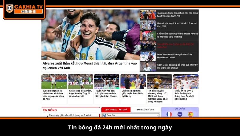 Tin bóng đá 24h mới nhất trong ngày